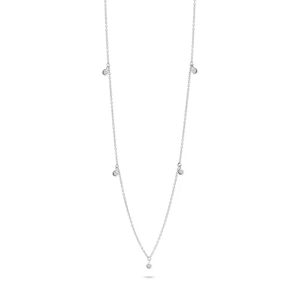 Symphony Halskette 45 cm - Sterlingsilber - Zirkonia